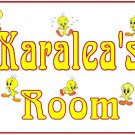 Tweety BIrd Personalized Name Art Print