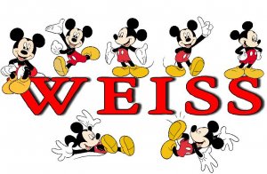 Disney Mickey Mouse Personalized Name Art Print