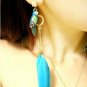 Pretty Cute Bird Long Feather Tassels Ear Studs Earrings-Random Color