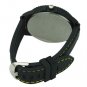 Stylish Silicone Watchband Round Dial Quartz Movement Wrist Watch - Yellow