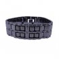 Iron Faceless Red Binary LED Wrist Watch for Man Black