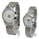 New Stylish Fashionable Water-proof Stainless Steel Quartz Movement Couples Watch