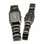 Fashion Square Dial Waterproof Rhinestone Inlaid Quartz Watch Couple Watch