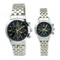 New Stylish Fashionable Water-proof Stainless Steel Quartz Movement Couples Watch