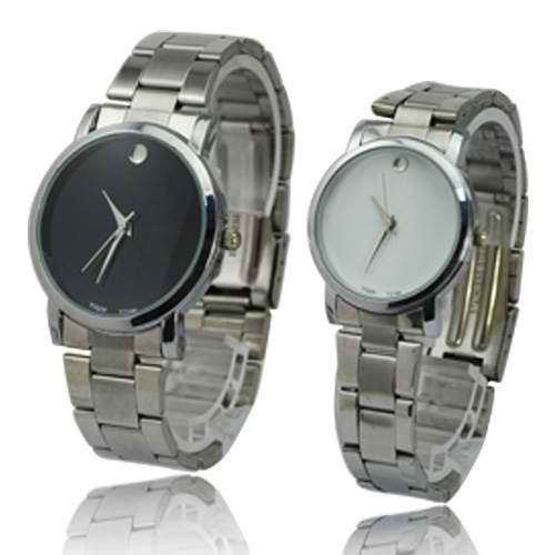 New Stylish Fashionable Water-proof Stainless Steel Quartz Movement Couples Watch