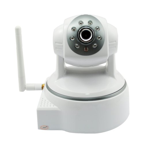 8 LED 1/4" CMOS SOC single-chip H.264 Real Time 30fps Night Vision All-In-One IP/Network Camera