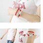 Fashion Braided Leather Cord Band Quadrate Dial Quartz Bracelet Watch