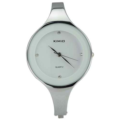 Woman's Quartz Movement Bracelet Watch with Round Dial-Purple dial