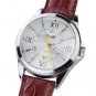 Fashion Round Dial 1ATM Water Resistant Wristwatch with Quartz Movement/PU Leather Band