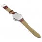 Fashion Round Dial 1ATM Water Resistant Wristwatch with Quartz Movement/PU Leather Band