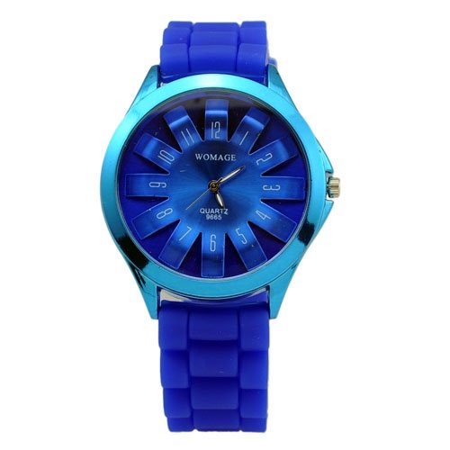 Fashion Weave Silicone Quartz Wrist Watch