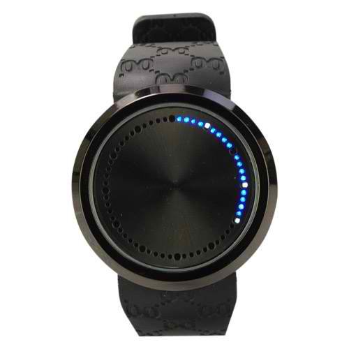 Unique Design Unisex Touch Screen Bright Blue LED Watch