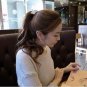 Pretty Korean-style Sparkling Crystal Hollowed-out Hair Band