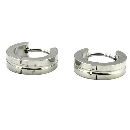 Lady Round Earrings-Silvery