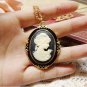 Vintage Palace Queen Portrait's Relief Sweater Chain