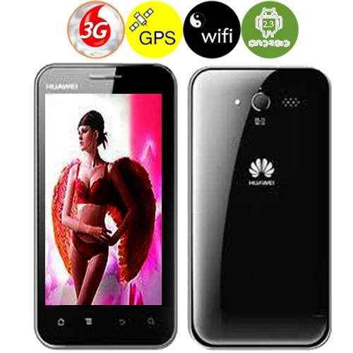 HUAWEI U8860 Honor 4.0" Capacity Touch Screen Qualcomm Snapdragon MSM8255T Android 2.3 --  Black