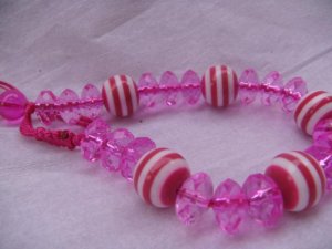 Red Colorful Adjustable Bracelet