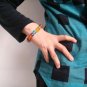 Colorful Stretch Bracelet Orange Dominant