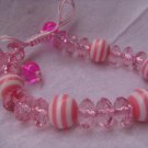 Pink Colorful Adjustable Bracelet