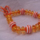 Orange Colorful Adjustable Bracelet