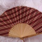 handmade javanese batik folding fan type 5
