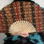 handmade javanese batik folding fan type 1
