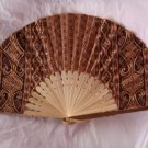 handmade javanese batik folding fan type 6