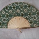 handmade javanese batik folding fan type 7