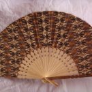 handmade javanese batik folding fan type 2