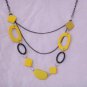 yellow wood beautiful necklace type 1
