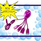 Octopus USB High Speed 4 Port Hub Powered Purple