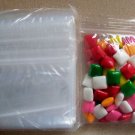 100 Small 4"x 4" Ziplock Bags With Hang Hole 2Mil Thick
