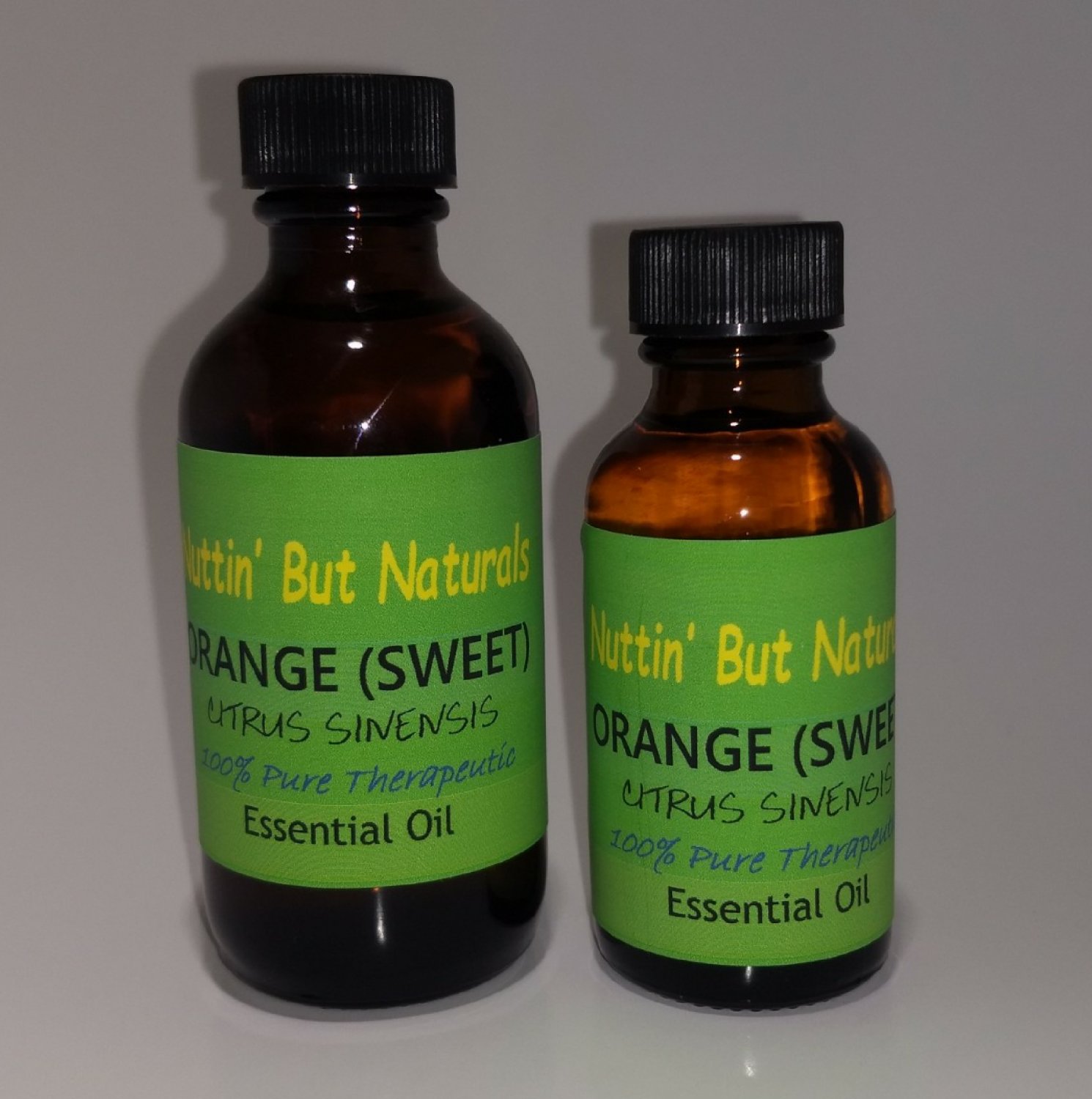 1oz Orange Sweet Essential Oil Citrus Sinensis In Amber Bottle