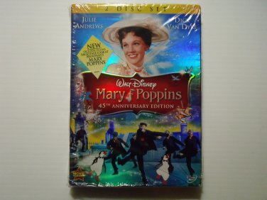 Mary Poppins (1964) NEW DVD 2-DISC 45th ANNIVERSARY EDITION