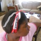 Soccer Red White Spirit Band