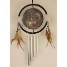 NEW - Indian & Horse dream catcher with windchime