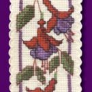 Irish Fuchsia Bookmark Counted Cross Stitch Kit