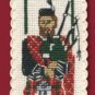 Scottish Piper Bookmark Counted Cross Stitch Kit
