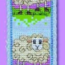 Wee Wooly Sheep Bookmark Counted Cross Stitch Kit
