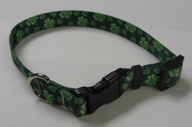 Dog Collar - 4 Leaf Clover - size Medium