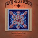 Sunset Snowflake Ornament Cross Stitch Chart
