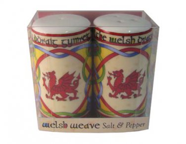 Welsh Dragon Salt and Pepper set