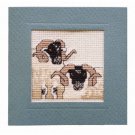 Scottish Sheep Counted Cross Stitch Card Kit