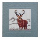 Stag Counted Cross Stitch Card Kit
