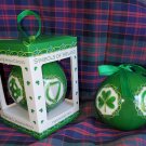 Irish Symbols Christmas Ornament