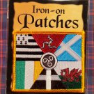 Celtic Flag Iron On Patch  (Ireland, Scotland, Wales, Brittany, Cornwall, Mann)
