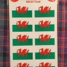 Welsh Flag Stickers - 50 per pack