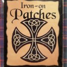 Celtic Cross Cutout Iron On Patch