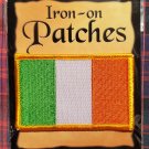 Ireland Tricolor Flag Iron On Patch