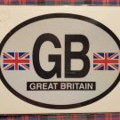 Great Britain Oval Sticker - GB